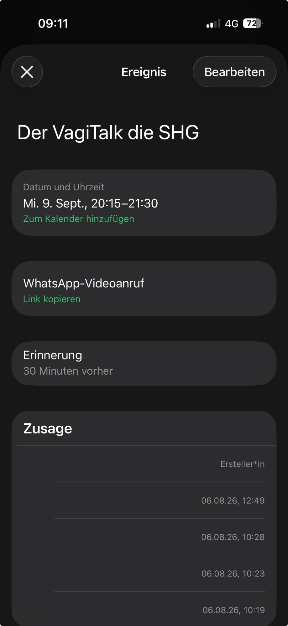 Und über den Link kannst du am Talk teilnehmen
